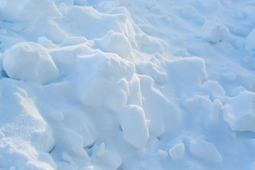 Obraz premium snow background close up