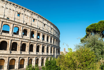 Fototapeta premium Colosseum in Rome in Rome, ITALY