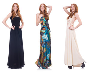 Set of photos in fashion concept