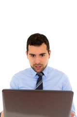 Office Man with laptop