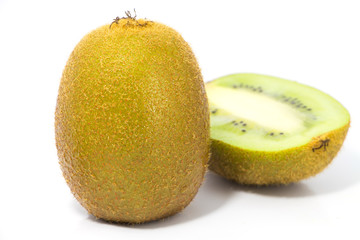 Fototapeta premium Fresh Kiwi fruit Cutting in studio Shooting