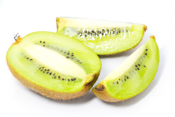 Fresh Kiwi fruit  Cutting in studio Shooting