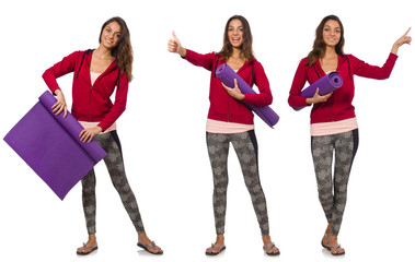 Fototapeta premium Concept of healthy lifestyle in set