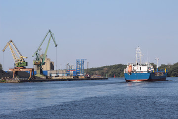 Hafen in Stettin