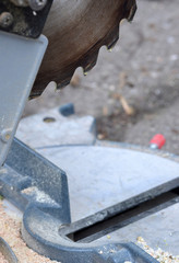 maschinelle Holzsäge