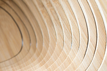 Fototapeta premium The rhythmic pattern. Cutted-off board create a rhythmic pattern.