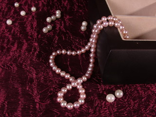 Pearl Necklace in the box