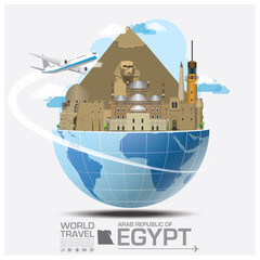 Egypt Landmark Global Travel And Journey Infographic