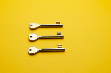 Simple key door