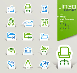 Lineo Papercut - Office and Business outline icons
