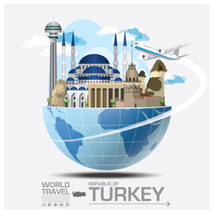 Turkey Landmark Global Travel And Journey Infographic