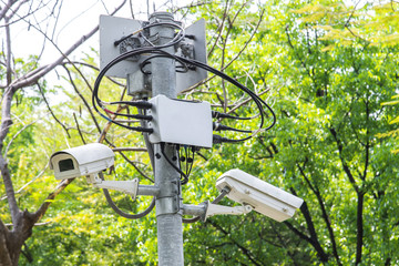 cctv camera in garden