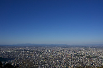 藻岩山展望台から見た札幌市街Sapporo City, view from Moiwayama Observatory