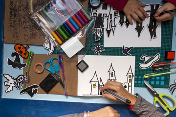Halloween crafts by children