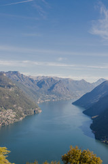 Lugano, Stadt, Luganersee, See, Lago di Lugano, Monte Brè, San Salvatore, Aussichtsberg,...
