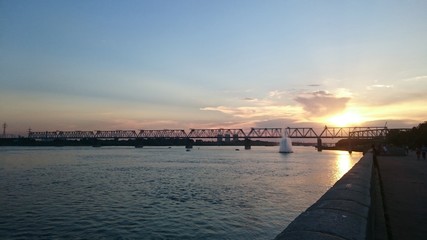 Набережная реки Обь