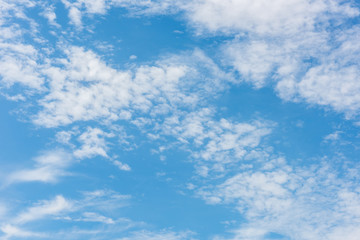 blue sky with cloud