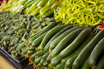 green long cucumber market 