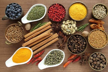 Spices and herbs.