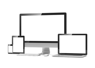 Ultimate web design, laptop, smartphone, tablet, computer