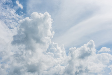 Nice white cloud on the sky