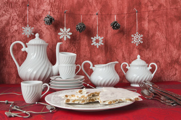 Turron, typical Spanish Christmas sweet