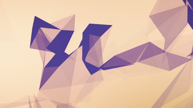 Triangle abstract polygon geometrical effects