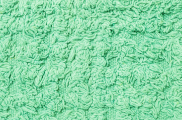 Closeup old green mat texture background