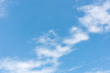 blue sky with cloud