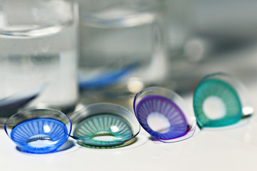 Colored contact lenses, the concept of design vision