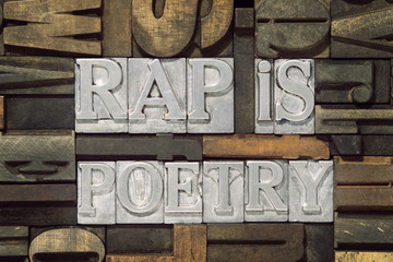 rap is poetry - obrazy, fototapety, plakaty