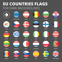 European Union flags