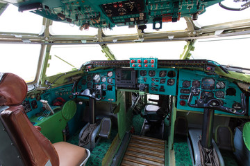 Soviet bomber plane interior