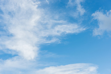 blue sky with cloud