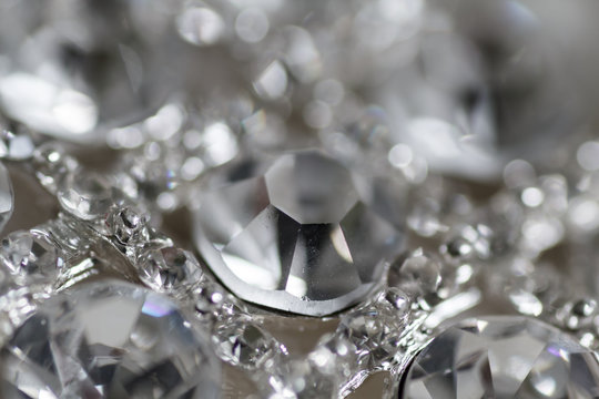 Decorations dress, rhinestones, diamonds shine brightly in the s