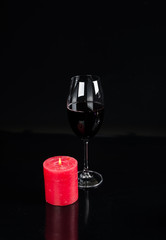 Wine With Candle
