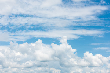 blue sky with cloud