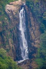 Devon Waterfall in Sri Lanka