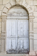 Fototapeta na wymiar Traditional old door from Korcula