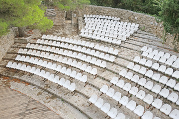 open air theatre in Old Bar, Montenegro