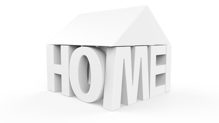 home web icon in white on white background