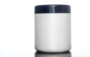 container with cream