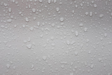 Rain drops on glass background.