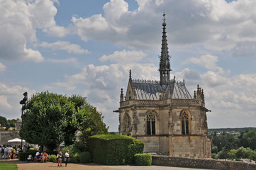 Fototapeta na wymiar La chiesa del castello di Amboise - Loira, Francia