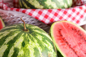 Watermelons closeup