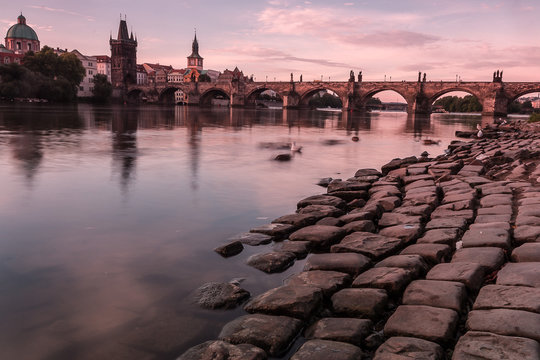 Karlsbron i Prag.