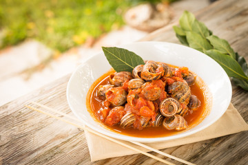 Lumache al sugo, Cucina Sarda 