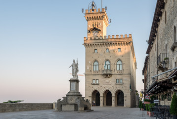 Palazzo Pubblico, Public Palace, is the town hall of the City of San Marino, it is the official Government Building