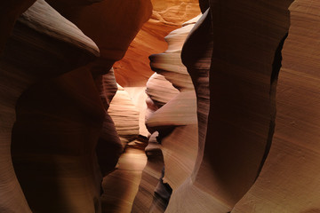 Slot canyon rock texture