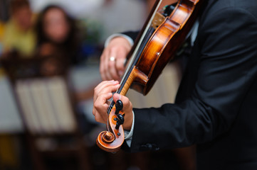 Hands violinist violin